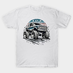 Cartoon monster truck T-Shirt